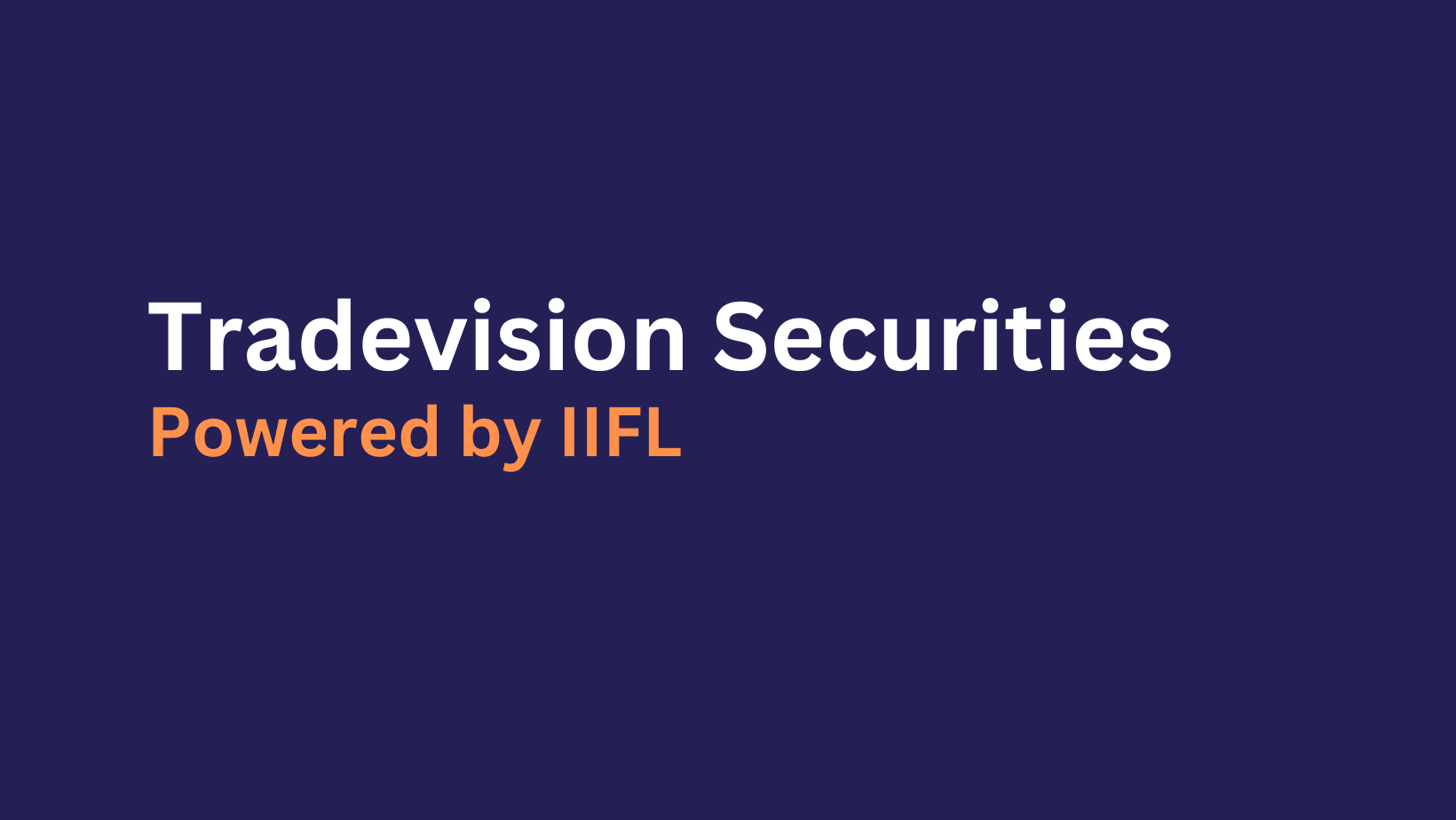 Tradevision Securities cover