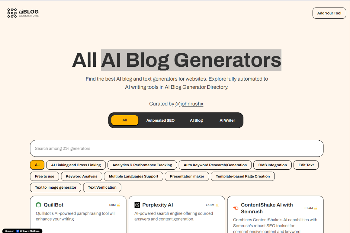 AI Blog Generators cover