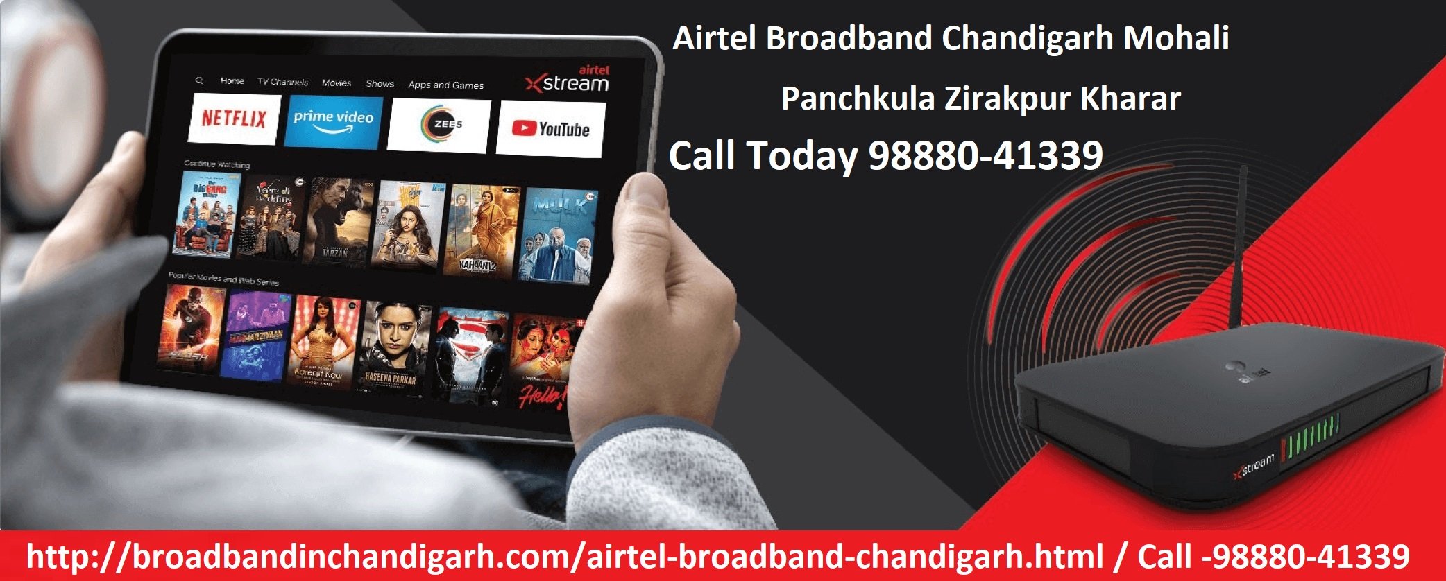 Airtel Broadband Chandigarh cover