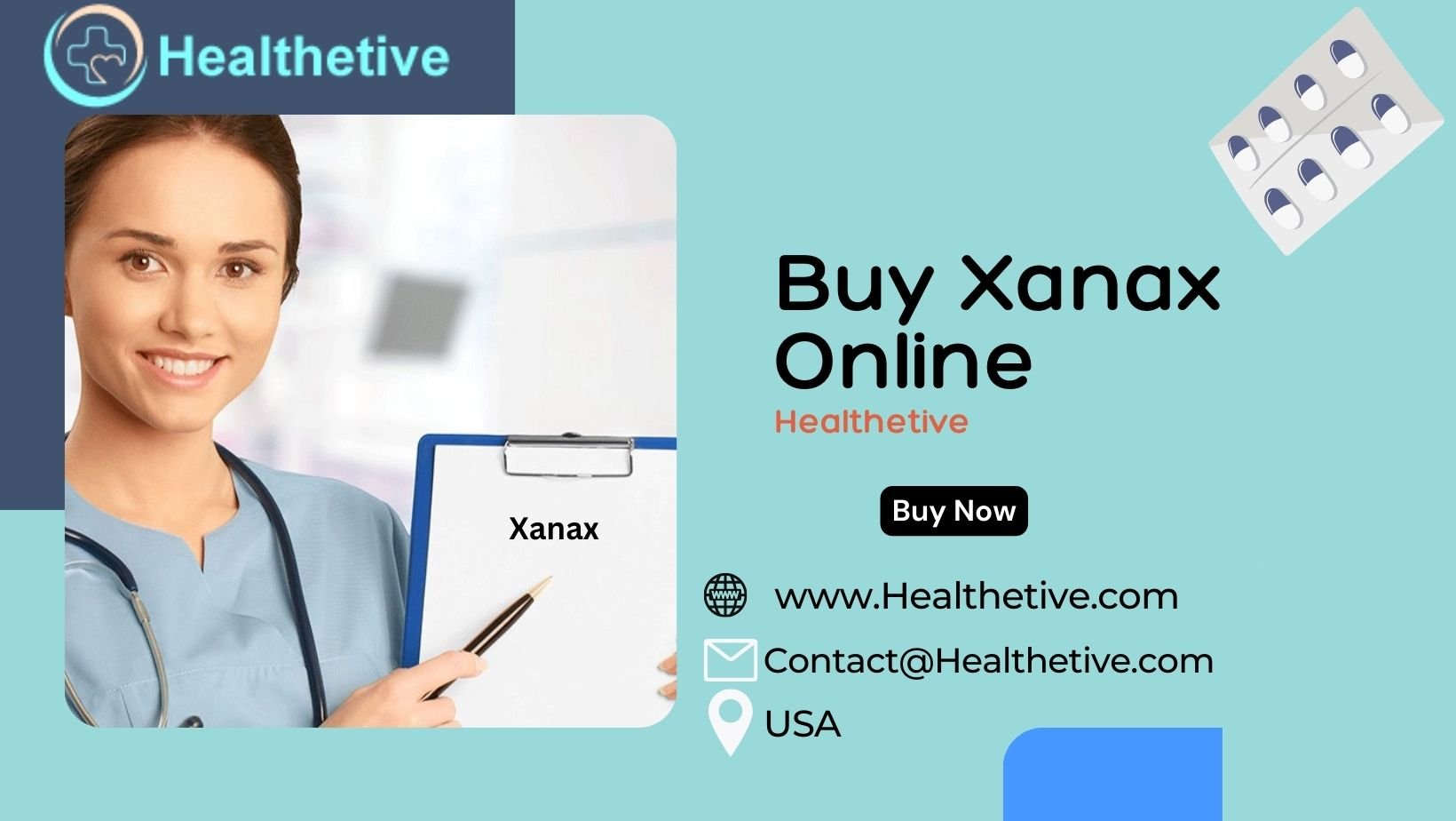 Buy Xanax Online without a prescription - Order Xanax Online - Buy Xanax doses Online cover