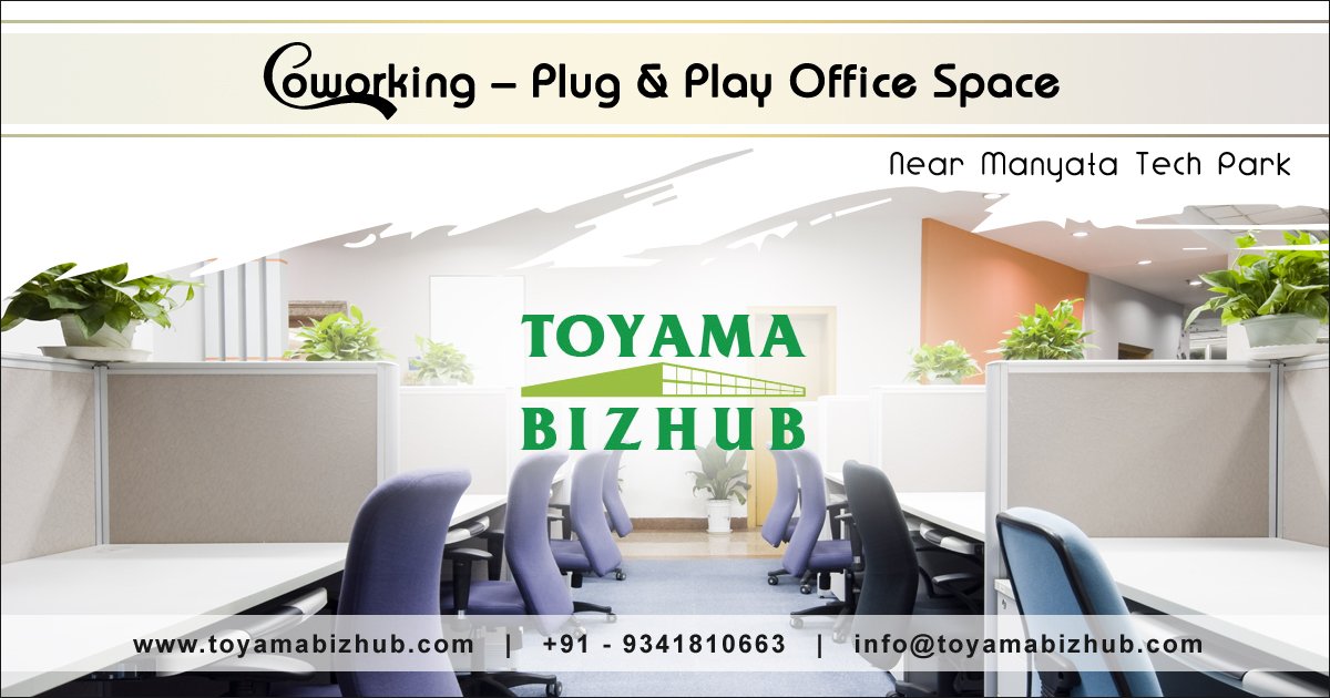 Toyama Bizhub - Coworking Space Near Manyata Tech Park cover