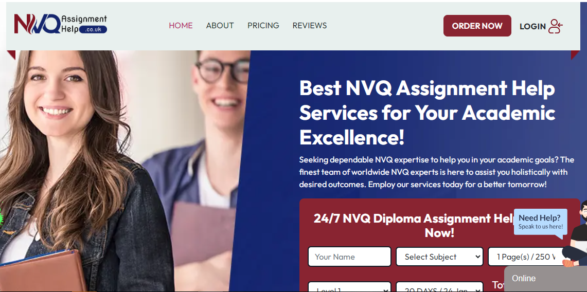 NVQ Assignment Help UK cover
