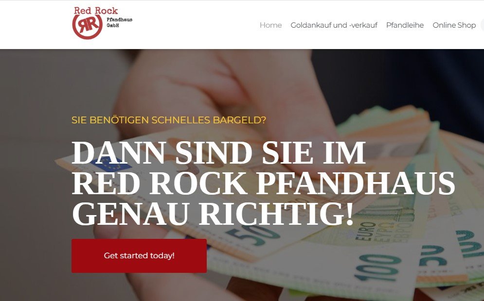 Red Rock Pfandhaus GmbH cover