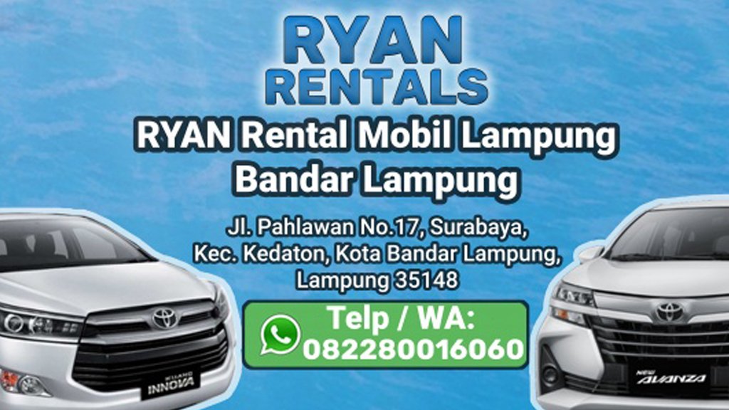 RYAN Rental Mobil Lampung Bandar Lampung cover