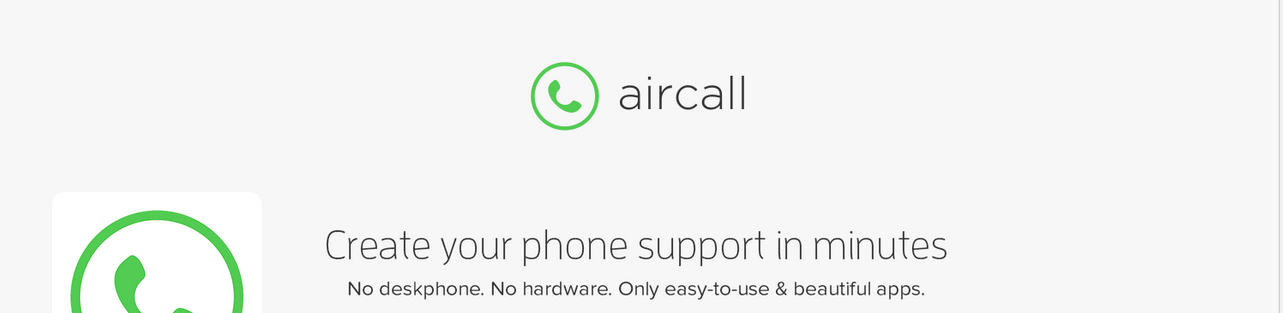 Aircall cover