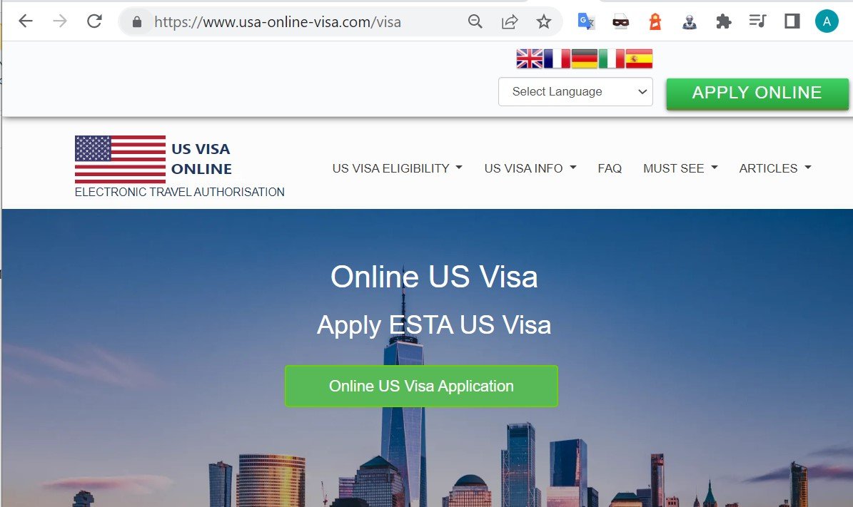 USA  Official United States Government Immigration Visa Application USA AND PAKISTAN CITIZENS ONLINE - د متحده ایالاتو حکومت د ویزې غوښتنلیک آنلاین - ESTA USA cover
