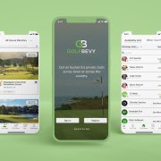 GolfBevy app allows golfers to play on public or private courses with friends