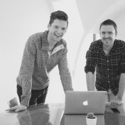 Deskbookers founders: Frank Derks and Jeroen Arts
