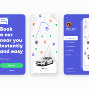 Car Sharing App, UI/UX Design