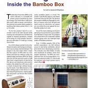 An article about Bamboo Power Box on a leading magazine