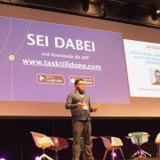 Leo as one of the speakers at the Überall App Congress