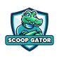 Scoop Gator logo image