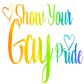 Show Your Gay Pride logo image